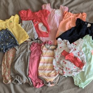 Lot of 12 - 0-3 mos - EUC